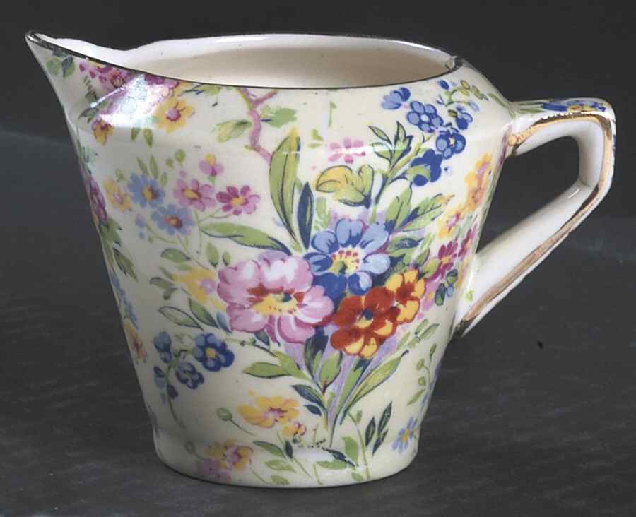 Floral Feast Norman Creamer by Royal Winton-1