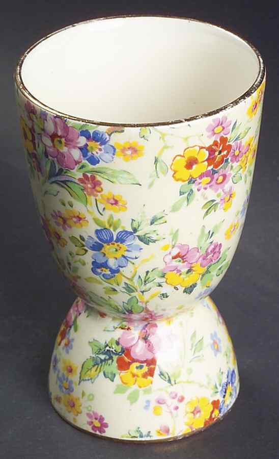 Floral Feast Double Egg Cup by Royal Winton-1