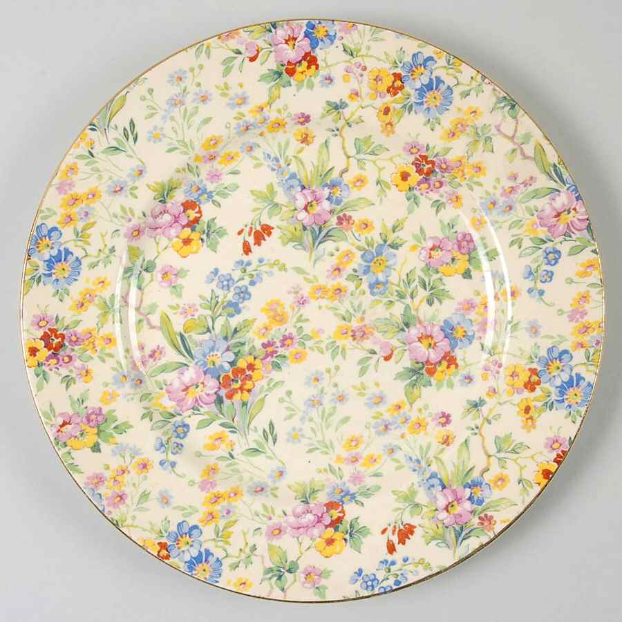 Floral Feast Salad Plate by Royal Winton-1