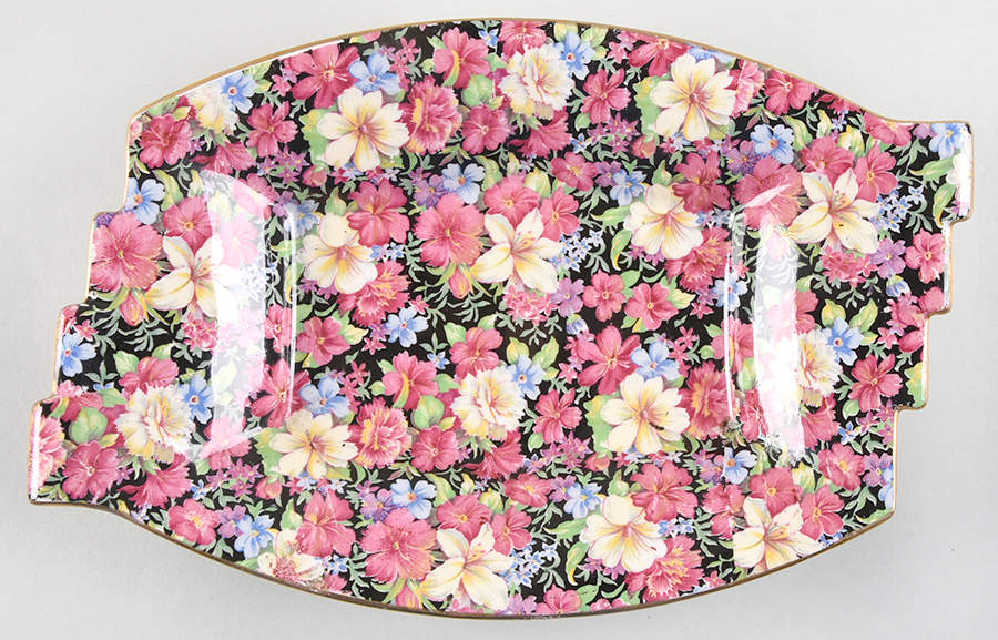 Florence (Disc. 1963) Open Candy Dish by Royal Winton-1
