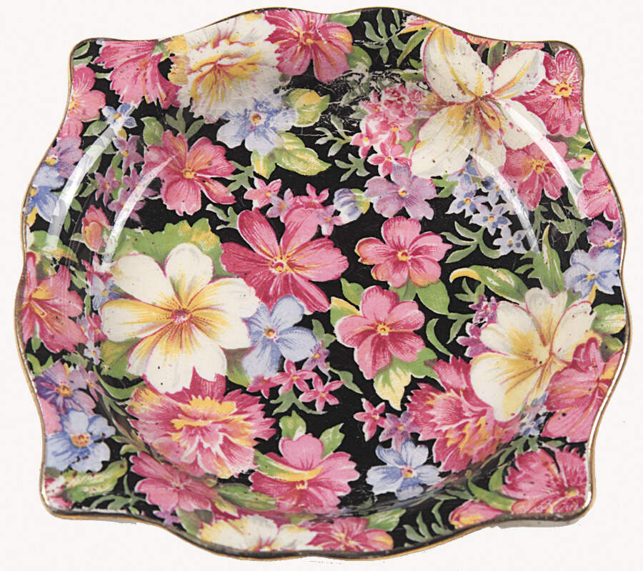 Florence (Disc. 1963) Butter Pat by Royal Winton-1