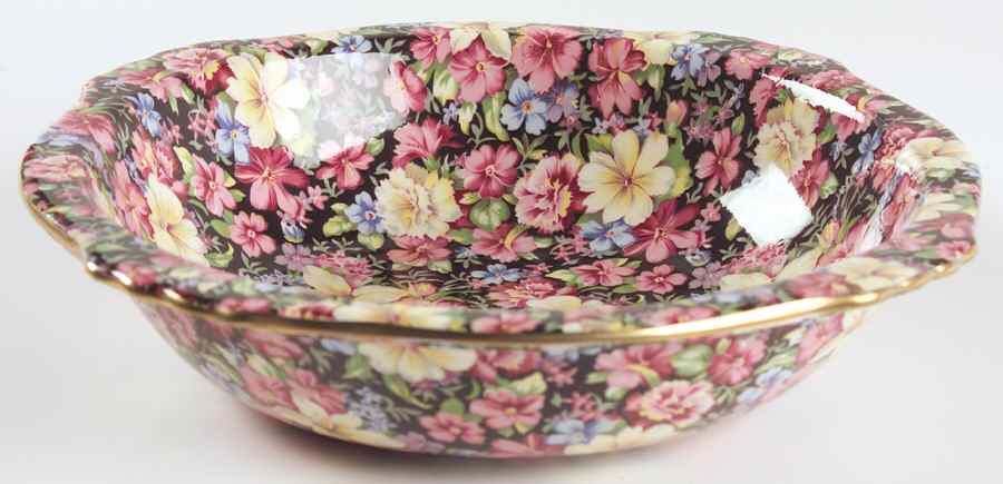 Florence (Earthenware, Circa 1995) 8" Round Vegetable Bowl by Royal Winton-1