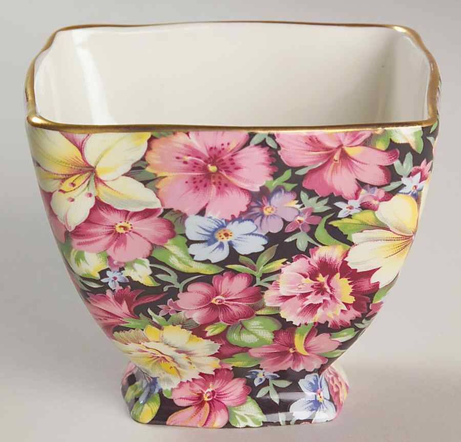 Florence (Earthenware, Circa 1995) Open Sugar Bowl by Royal Winton-1