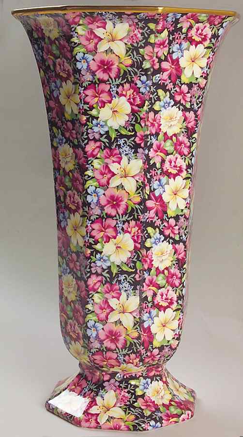 Florence (Earthenware, Circa 1995) 12" Vase by Royal Winton-1