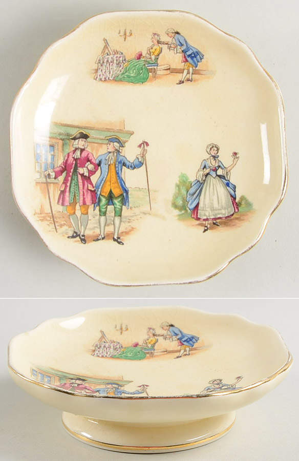 Gainsborough Footed Nut Dish by Royal Winton-1