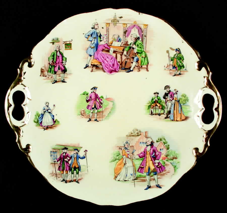 Gainsborough Handled Cake Plate by Royal Winton-1