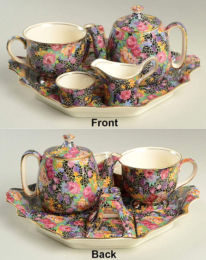 Hazel 6-Piece Breakfast Set (Footed Cup) by Royal Winton-1
