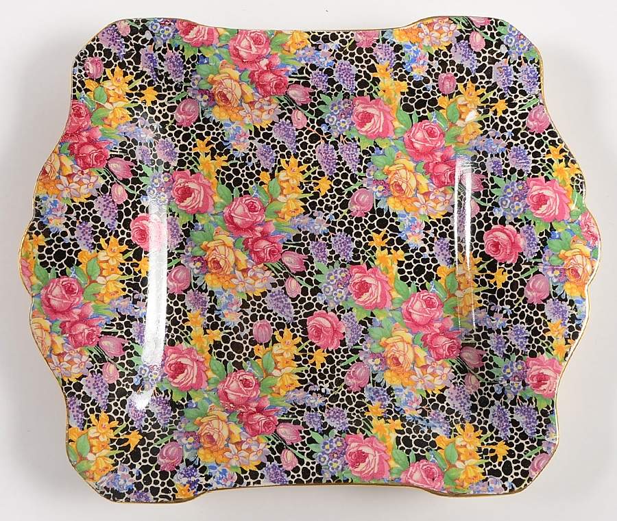 Hazel 8" Square Tray by Royal Winton-1