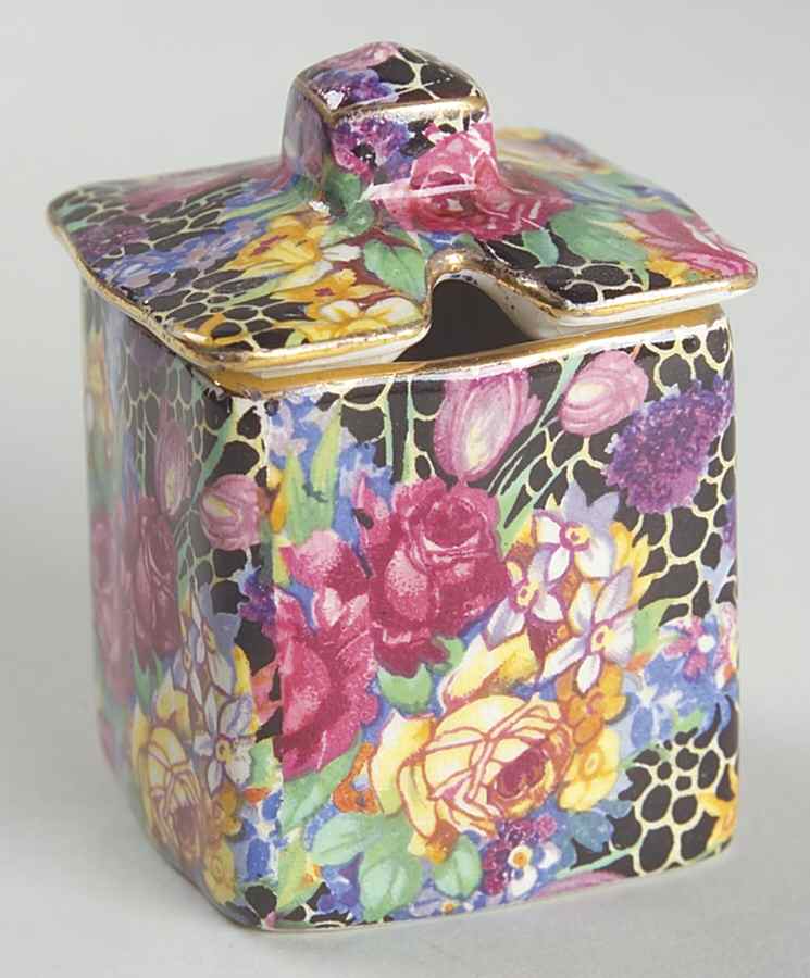 Hazel Mustard Jar & Lid by Royal Winton-1