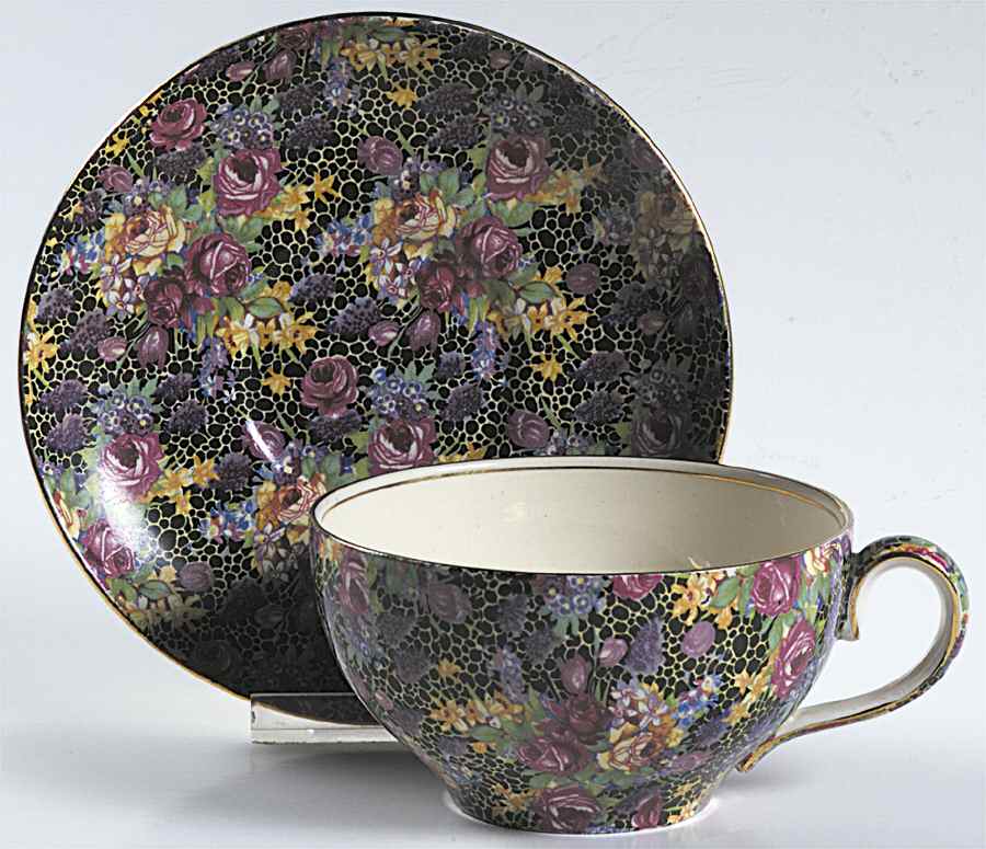 Hazel Oversized Cup & Saucer Set by Royal Winton-1