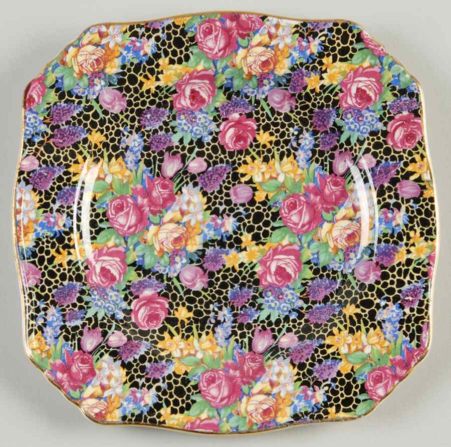 Hazel Square Bread & Butter Plate by Royal Winton-1