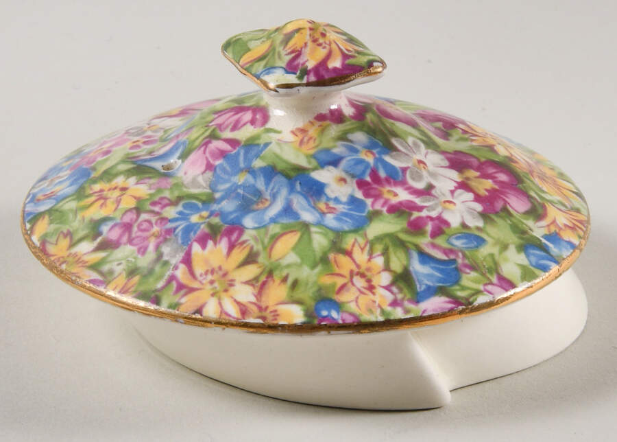 Joyce Lynn (Disc, 1950's) Lid for Ascot Teapot by Royal Winton-1