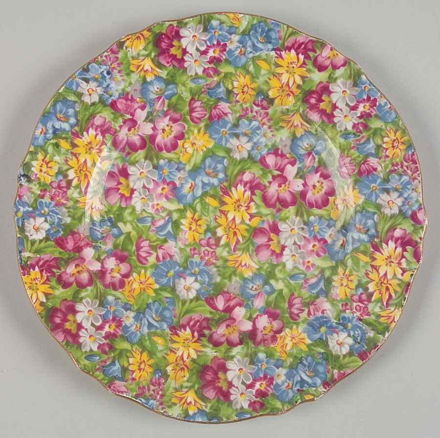 Joyce Lynn (Disc, 1950's) Athena Dessert Plate by Royal Winton-1