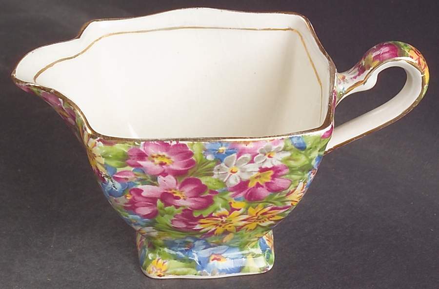 Joyce Lynn (Disc, 1950's) Ascot Creamer by Royal Winton-1