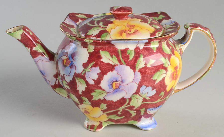 June Festival Mini Teapot & Lid by Royal Winton-1