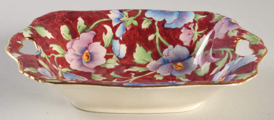 June Festival 6" Square Nut Dish by Royal Winton-1