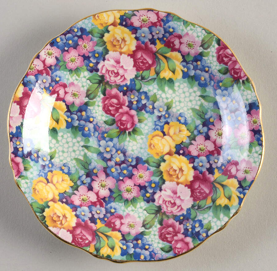Julia (Disc. 1954) Saucer for Flat Cup by Royal Winton-1