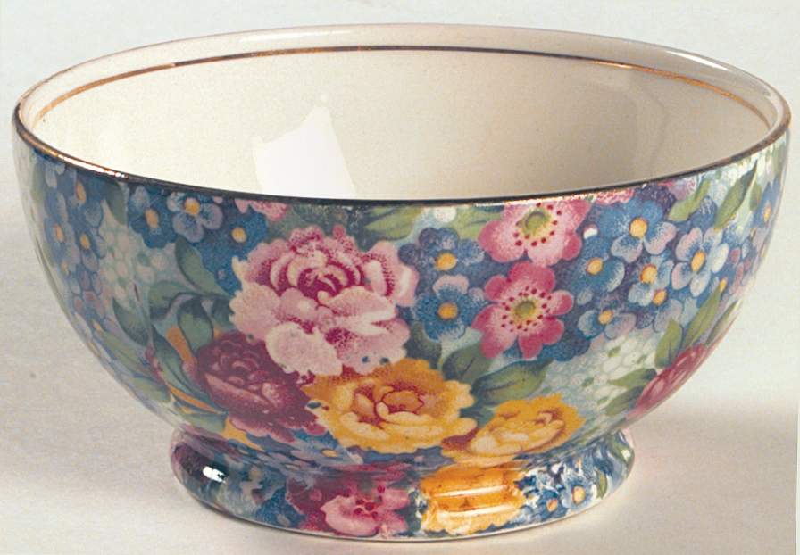 Julia (Disc. 1954) Albans Shape Open Sugar Bowl by Royal Winton-1