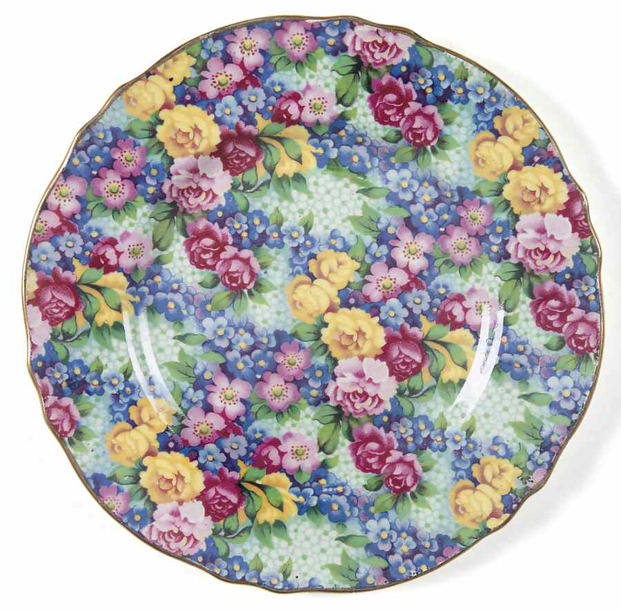 Julia (Disc. 1954) Dessert/Pie Plate by Royal Winton-1