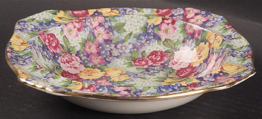 Julia (Disc. 1954) Rim Fruit/Dessert (Sauce) Bowl by Royal Winton-1
