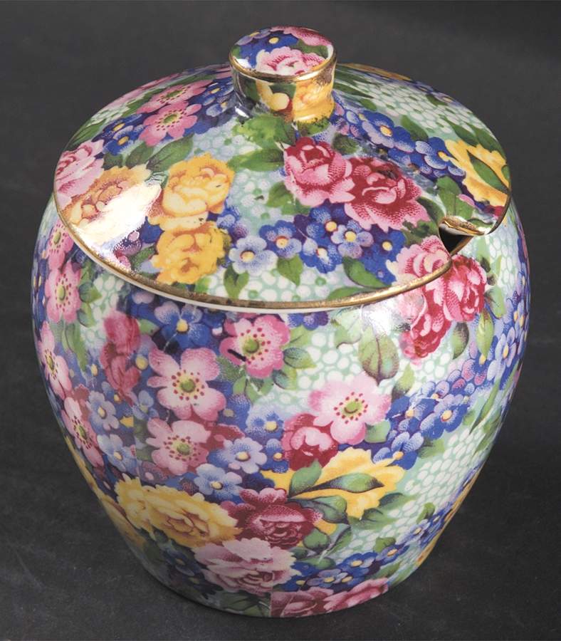 Julia (Disc. 1954) Jam/Jelly & Lid by Royal Winton-1