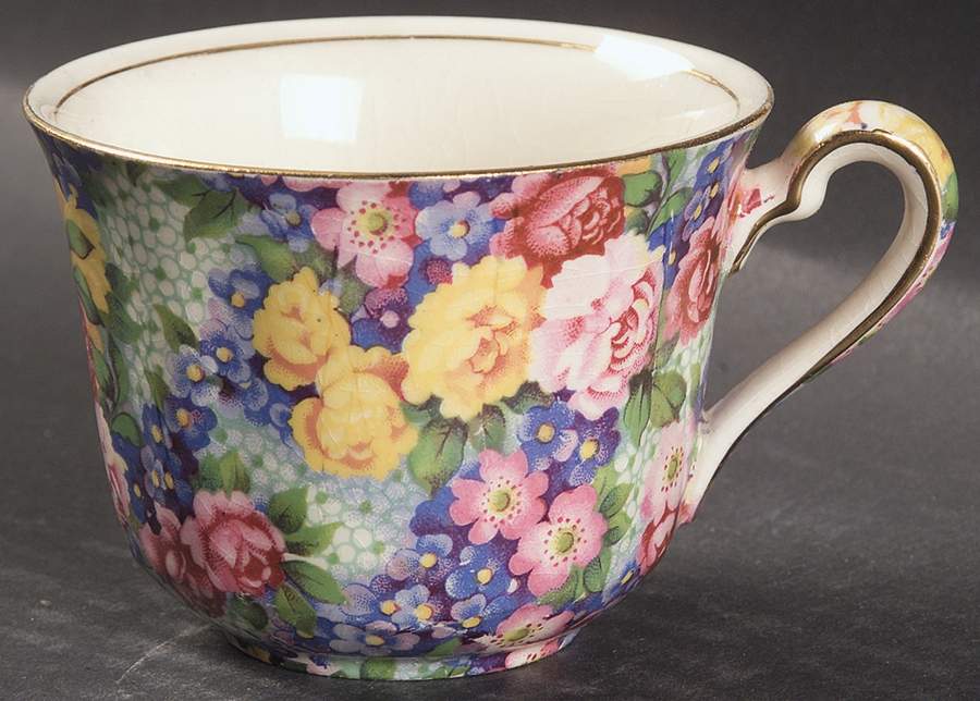 Julia (Disc. 1954) Flat Cup by Royal Winton-1