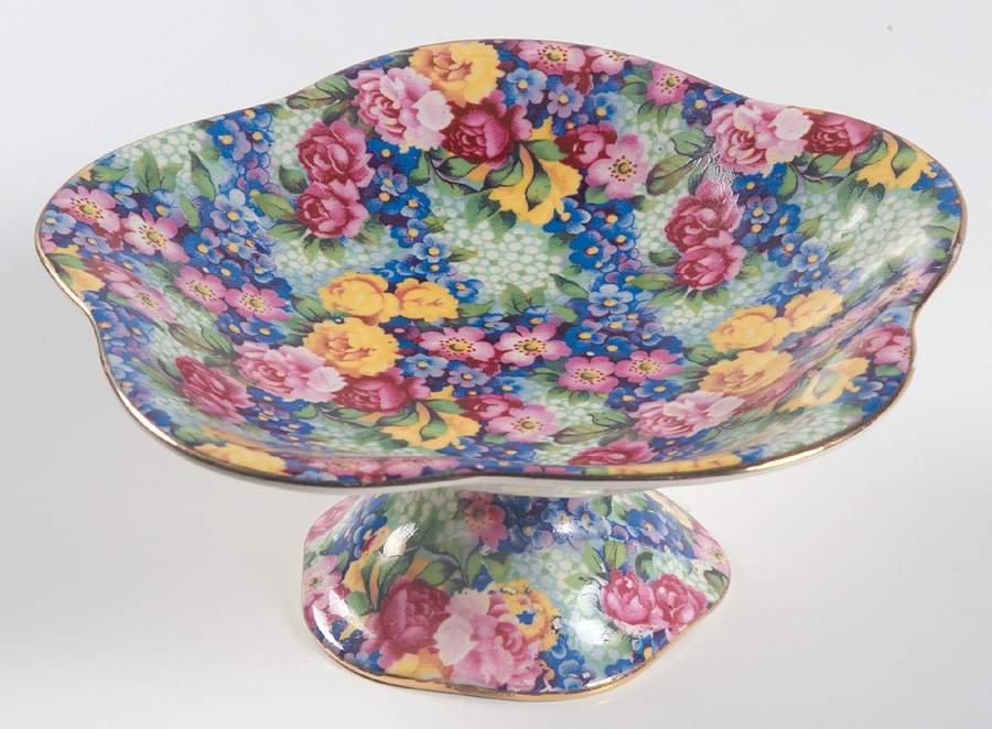 Julia (Disc. 1954) Footed Bon Bon by Royal Winton-1