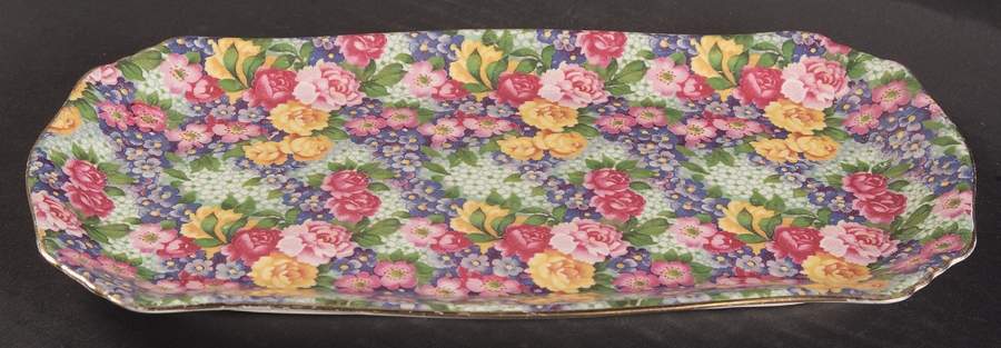 Julia (Disc. 1954) Small Sandwich Tray by Royal Winton-1