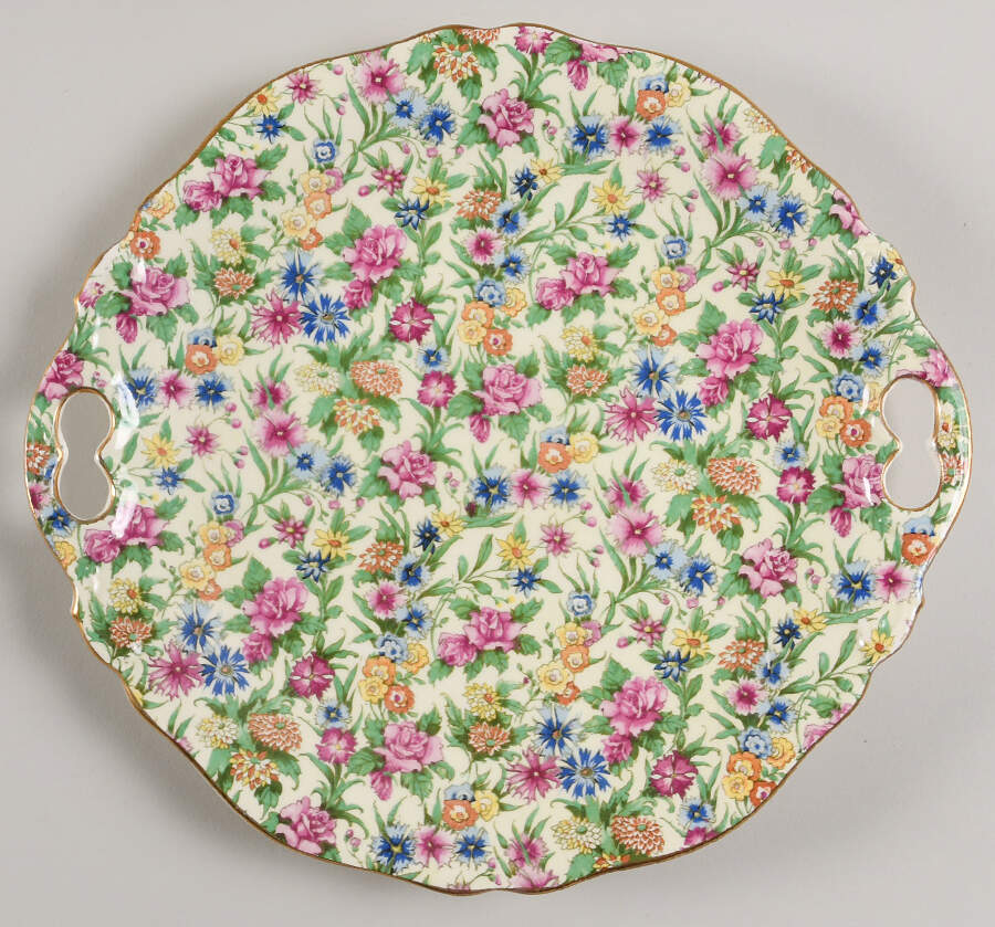 Kew Handled Cake Plate by Royal Winton-1