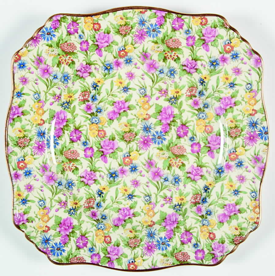 Kew Square Dinner Plate by Royal Winton-1