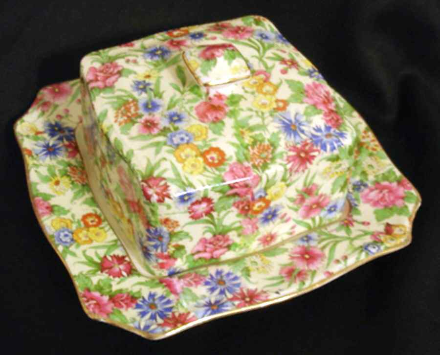 Kew Square Covered Butter by Royal Winton-1