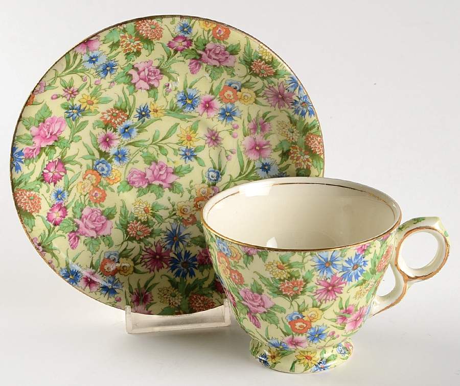 Kew Footed Cup & Saucer Set by Royal Winton-1