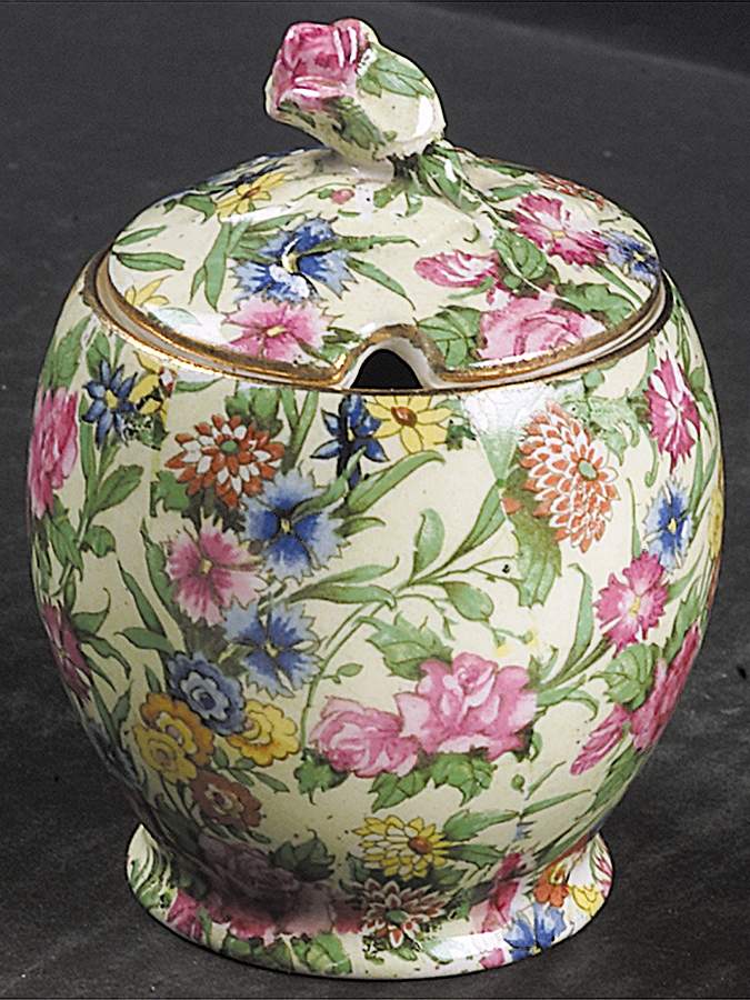 Kew Jam/Jelly & Lid by Royal Winton-1