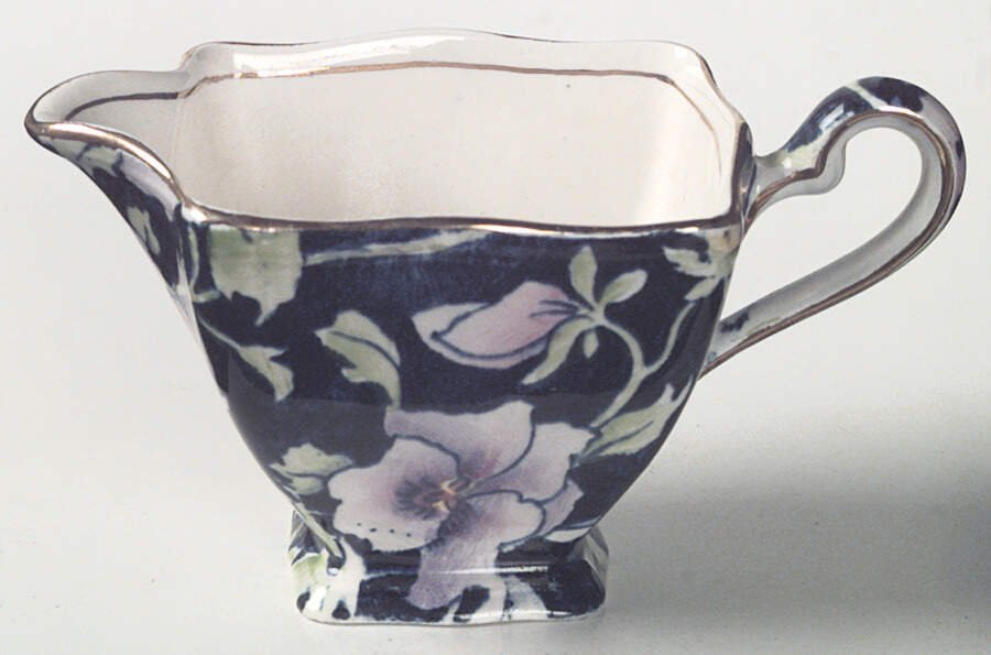 May Festival Cobalt Blue Ascot Creamer by Royal Winton-1