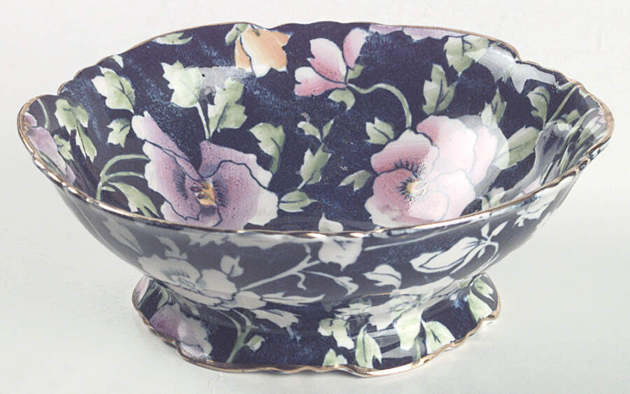 May Festival Cobalt Blue Bon Bon by Royal Winton-1