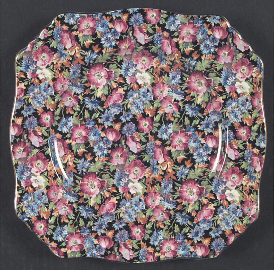 Majestic Older Square Luncheon Plate by Royal Winton-1
