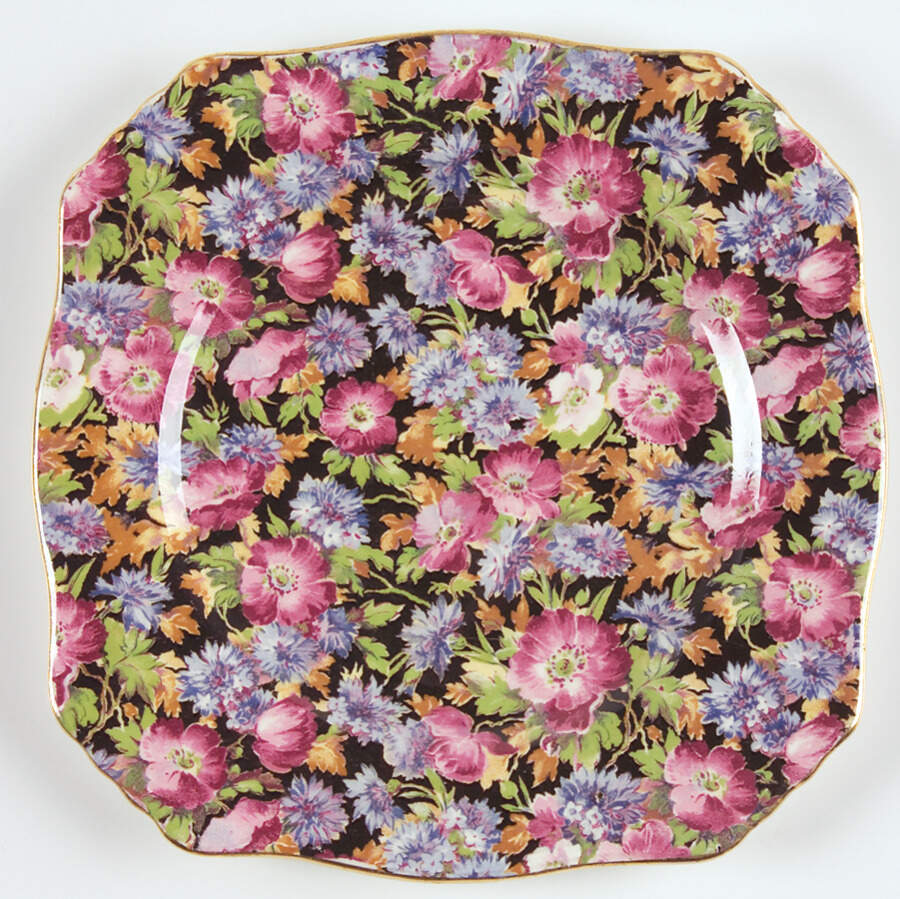 Majestic Older Square Bread & Butter Plate by Royal Winton-1