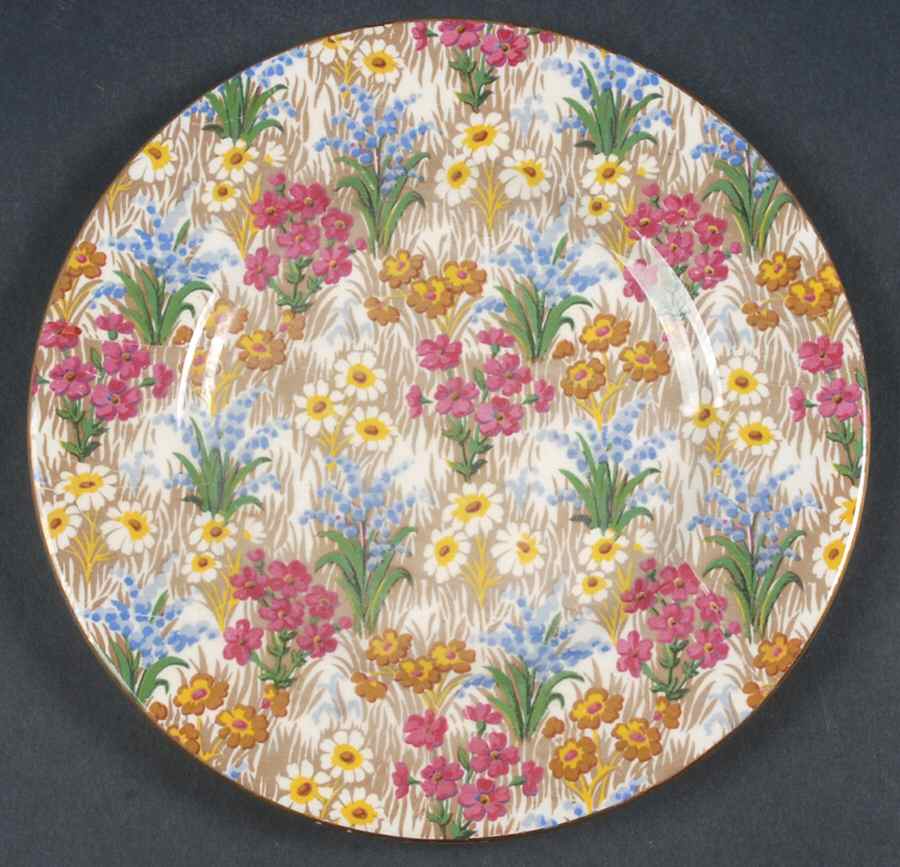 Marguerite (Gold Trim) Salad Plate by Royal Winton-1