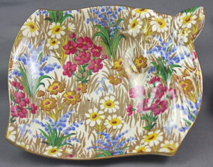 Marguerite (Gold Trim) Open Candy Dish by Royal Winton-1