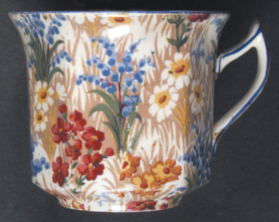 Marguerite (Blue Trim) Footed Cup by Royal Winton-1
