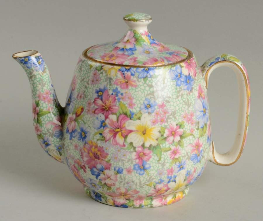 Marion (Older) Individual Breakfast Set Teapot & Lid by Royal Winton-1
