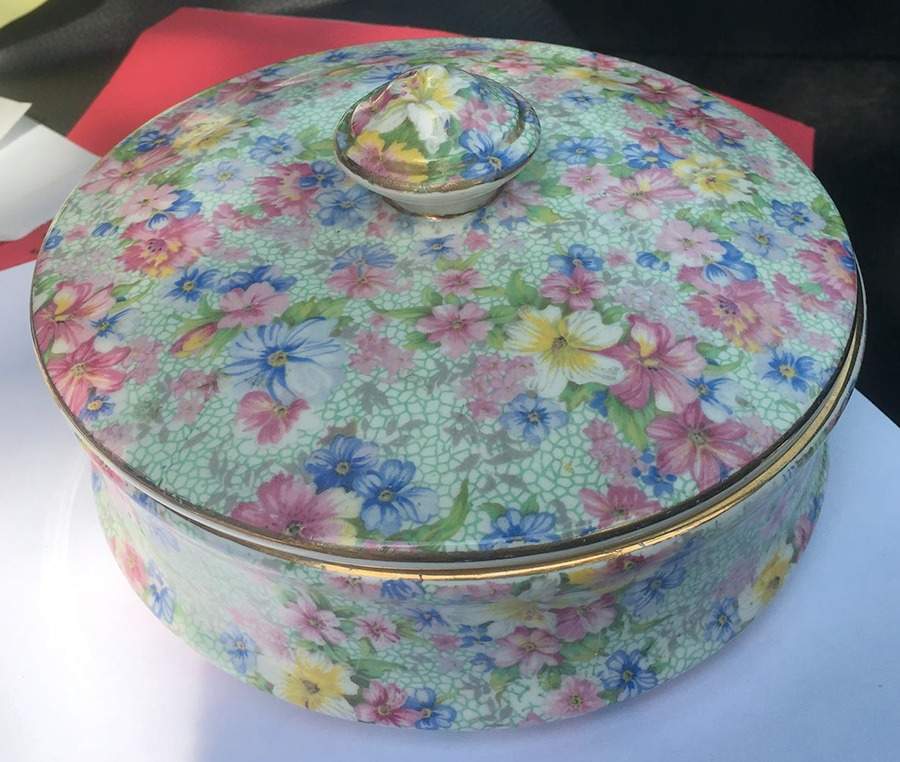 Marion (Older) Candy Box & Lid by Royal Winton-1