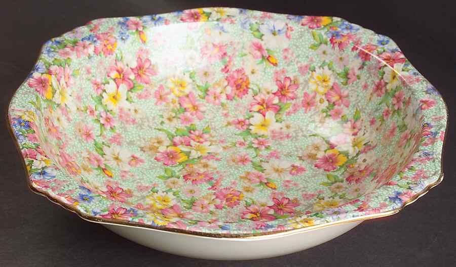Marion (Older) Large Square Fruit Bowl by Royal Winton-1