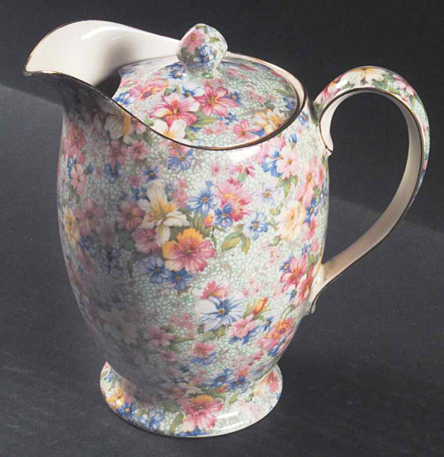 Marion (Older) Hot Water Jug & Lid by Royal Winton-1