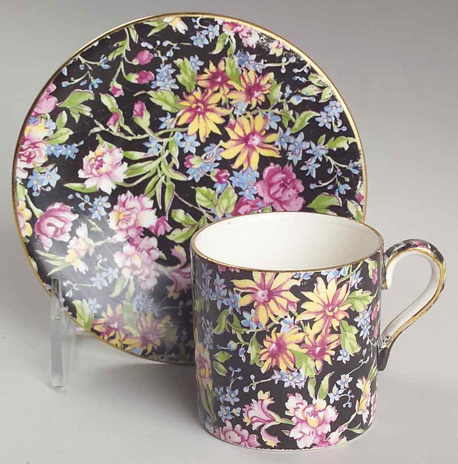 Nantwich Flat Demitasse Cup & Saucer Set by Royal Winton-1