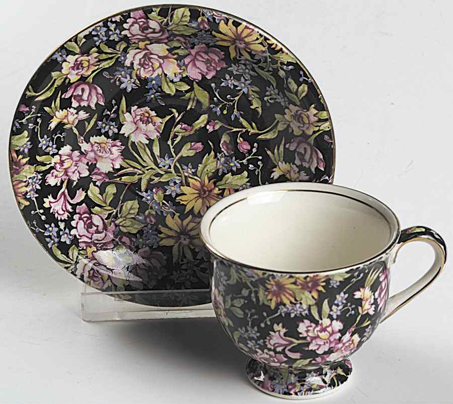 Nantwich Footed Demitasse Cup & Saucer Set by Royal Winton-1