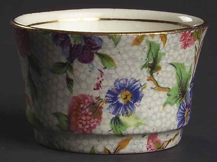 Old Cottage Chintz (Pre 1960, Cream) Countess Variation Individual Breakfast Set Open Sugar by Royal Winton-1