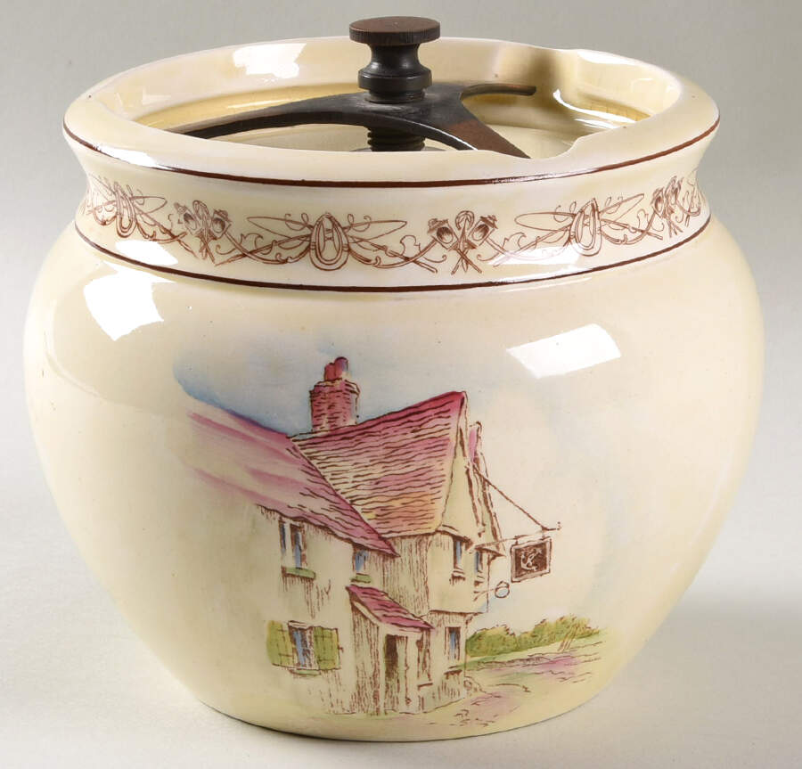 Old London-Old England Humidor by Royal Winton-1