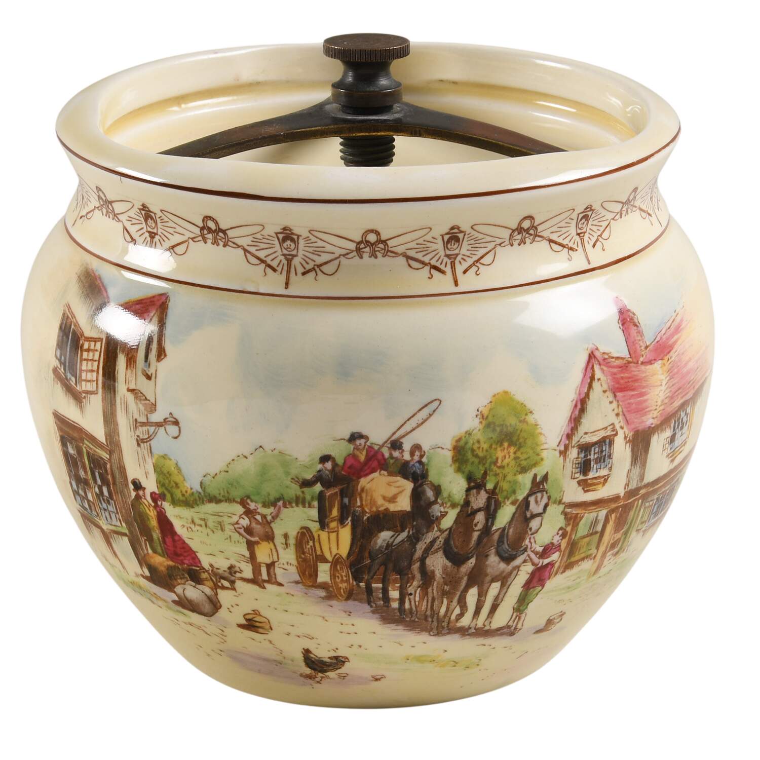 Old London-Old England Humidor by Royal Winton-1