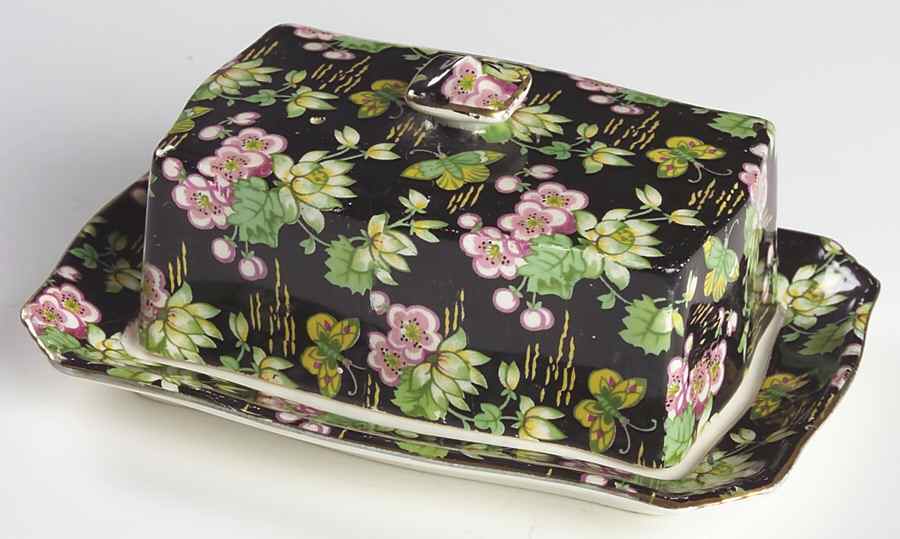 Orient Covered Butter/Cheese by Royal Winton-1